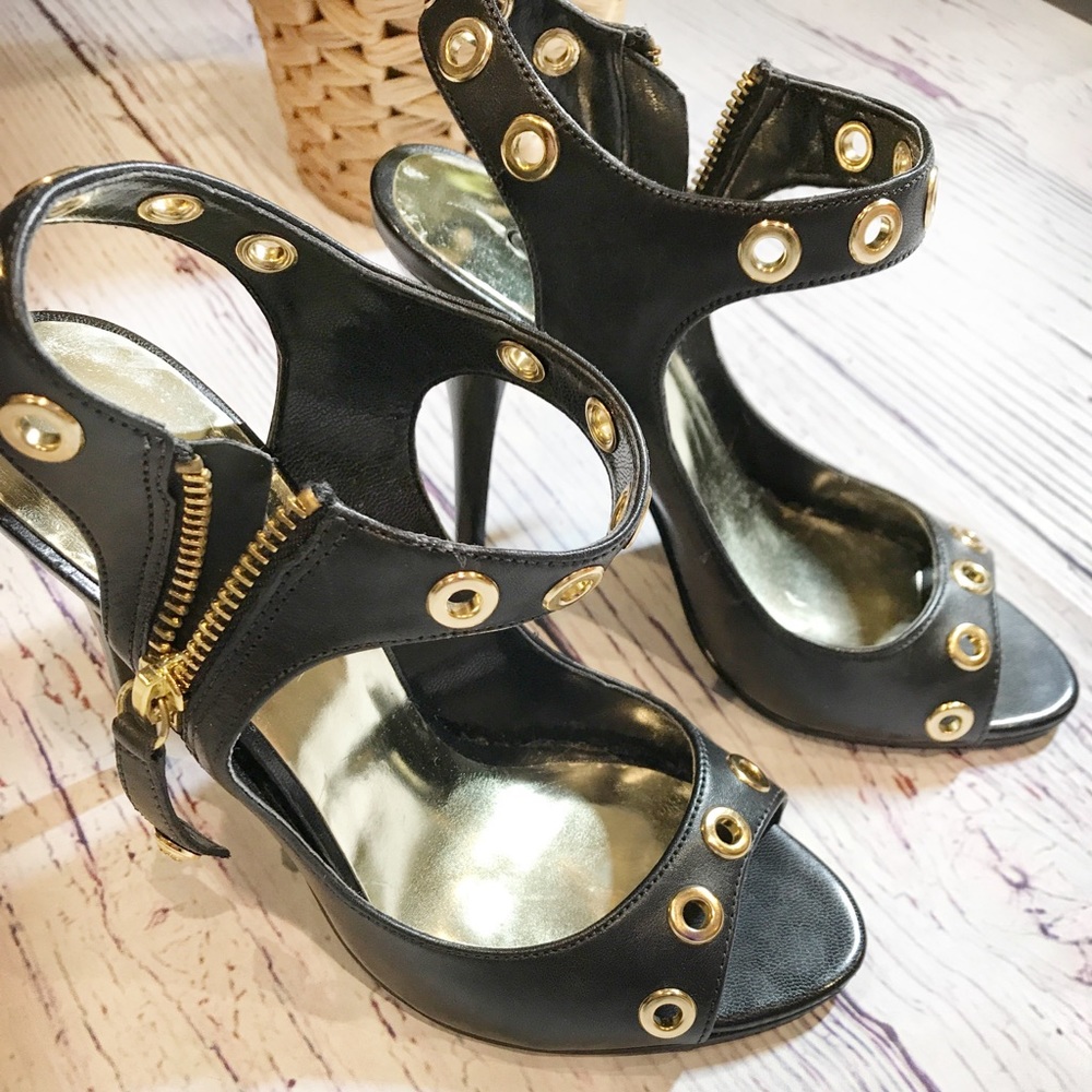 Guess peep toe stiletto heels